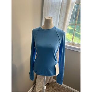 NWT Lululemon It’s Rulu Long-Sleeve Shirt Aero Blue Size 6